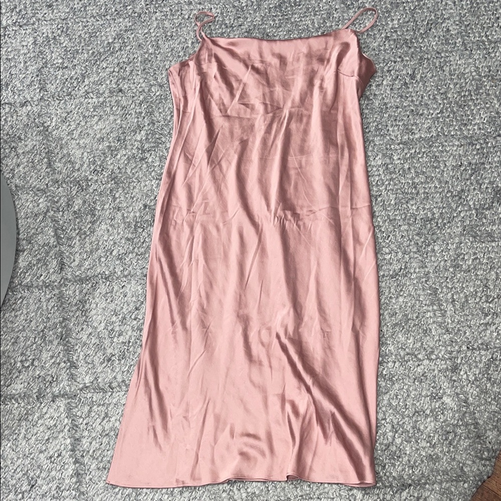 Express Champagne Midi Dress
